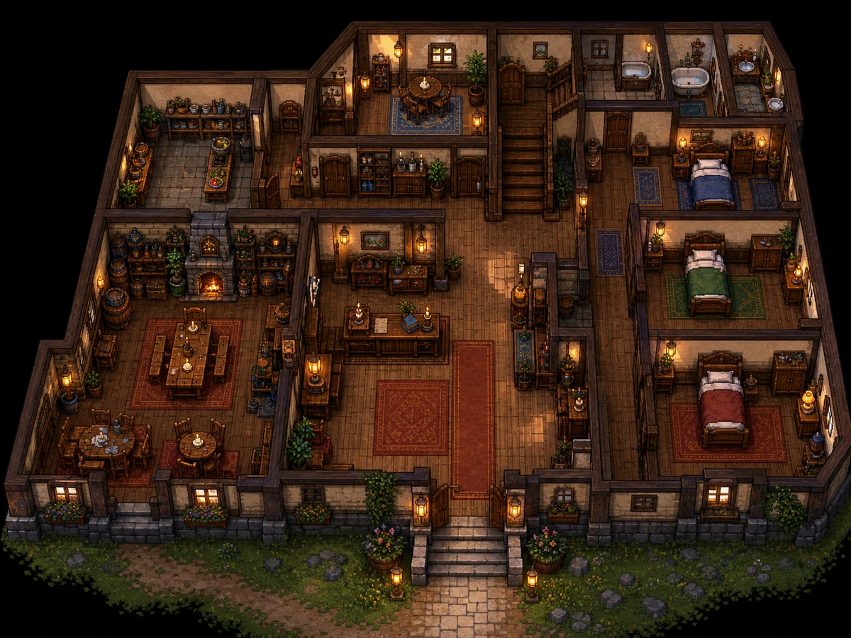 Layered Fantasy Inn