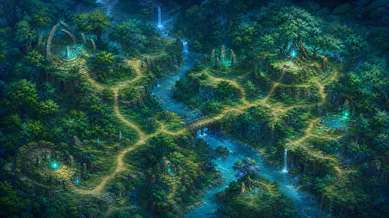 Luminous Forest Region